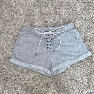 Aerie Lace Up Shorts